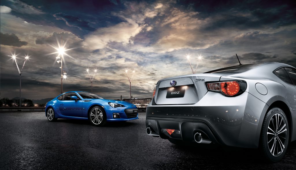 The Subaru BRZ. The Subaru BRZ.